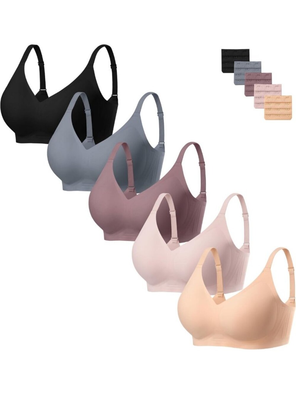 Comfortable Wireless T-Shirt Bra | Seamless Jelly Design for Women | Soft